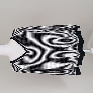 Loft Striped Tunic sweater